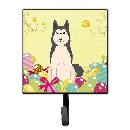 Carolines Treasures Easter Eggs West Siberian Laika Spitz Leash or Key Holder BB6025SH4